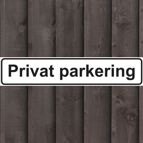 Privat Parkering, Skilt, C-You Home