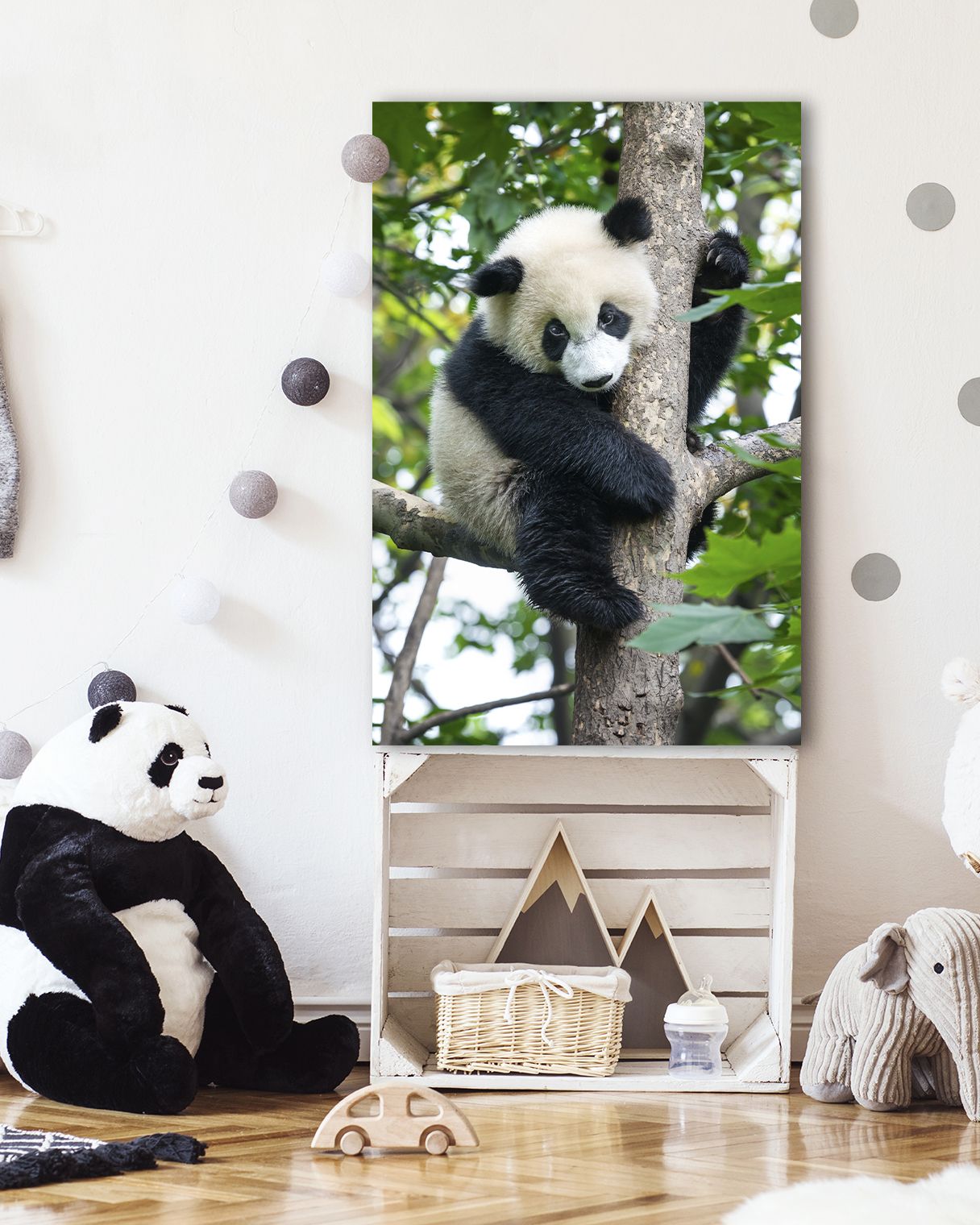 Panda In Tree Veggbilde, Veggbilder, C-You Home