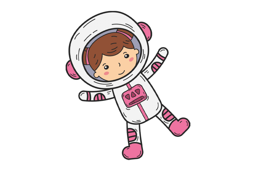 Astronaut 1, Veggdekor til barnerommet, C-You Home