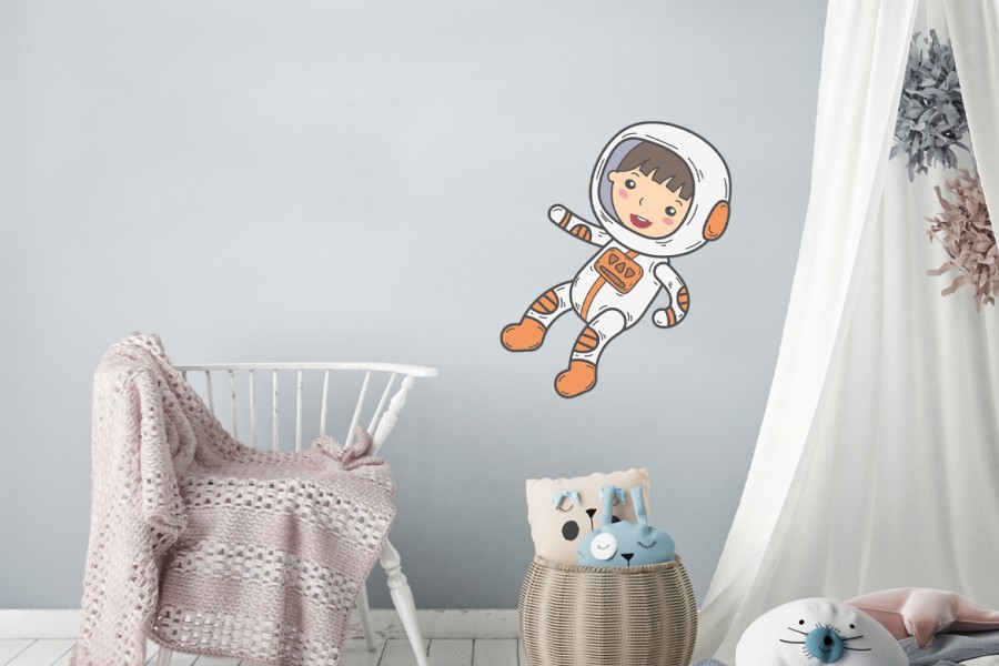 Astronaut 2, Veggdekor til barnerommet, C-You Home