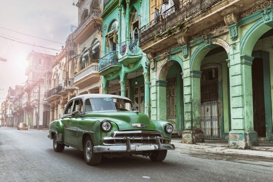 Oldtimer in Havana Veggbilde, Veggbilder, C-You Home